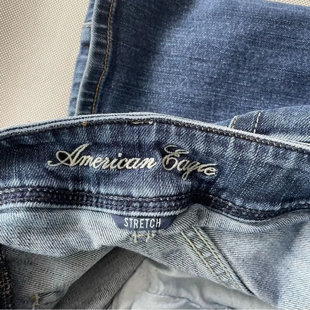 American Eagle Slim Boot Denim Boot Cut Jeans Women’s Size 12 Long